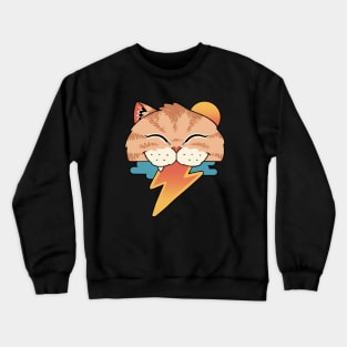 Retro Cat Crewneck Sweatshirt